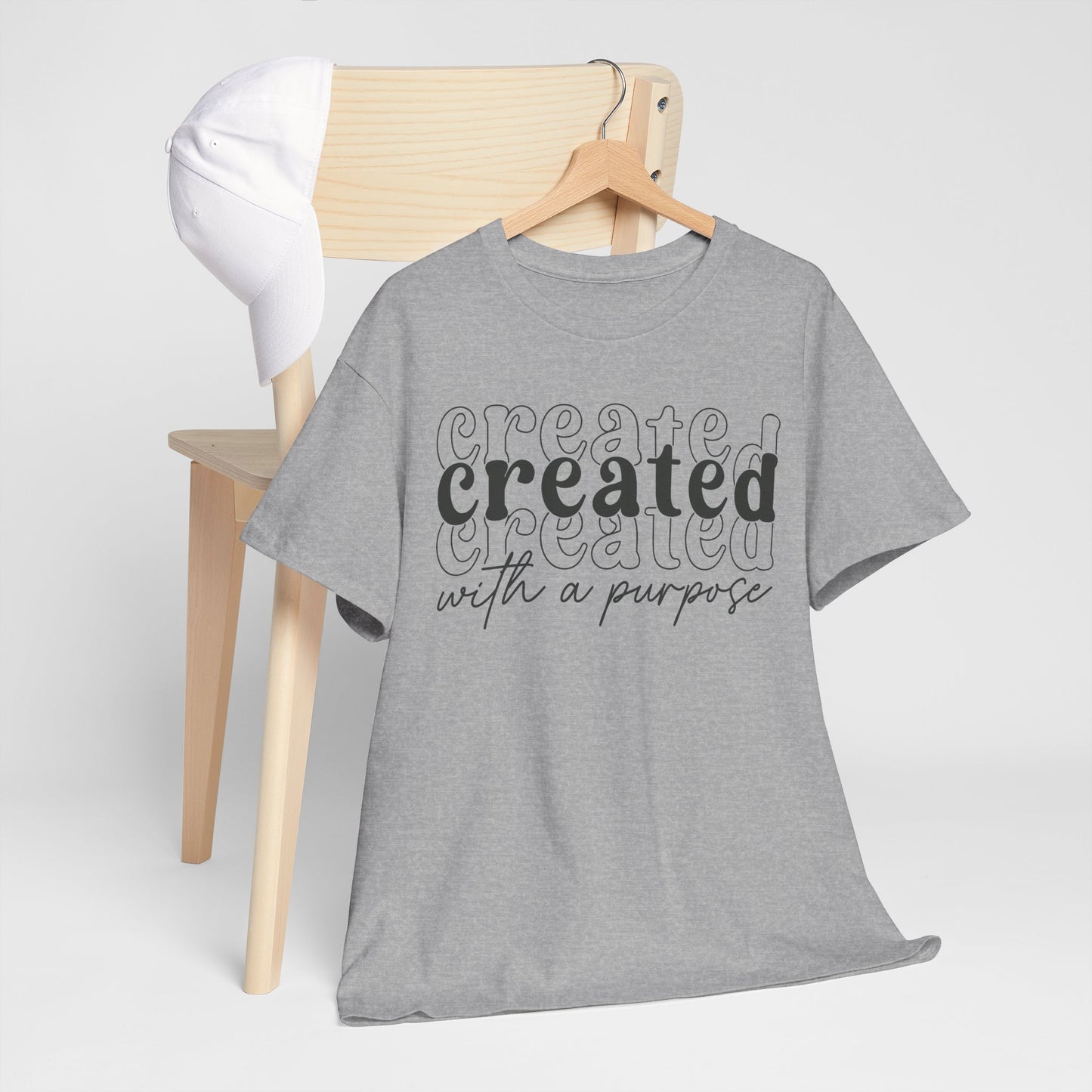 CHW - Created With A Purpose | Unisex Heavy Cotton Tee