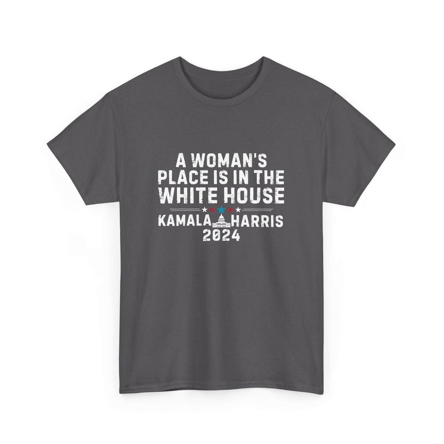 HW24 - A Woman's Place Kamala Harris 2024 | Unisex Heavy Cotton Tee