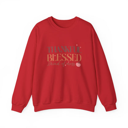 TGV - Thankful, Blessed & Kind of a Mess | Unisex Heavy Blend™ Crewneck Sweatshirt