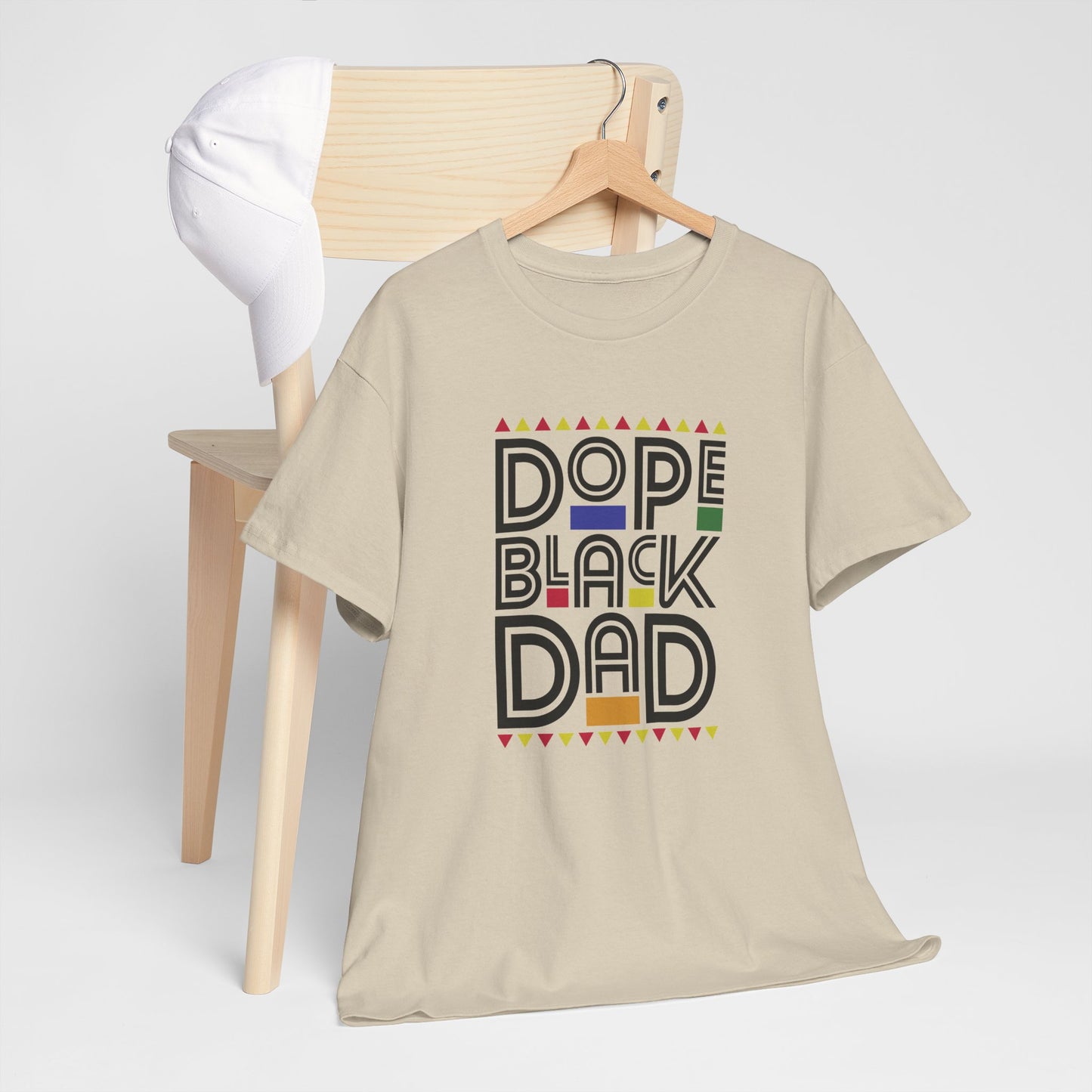 BADED - Dope Black Dad | Unisex Heavy Cotton Tee