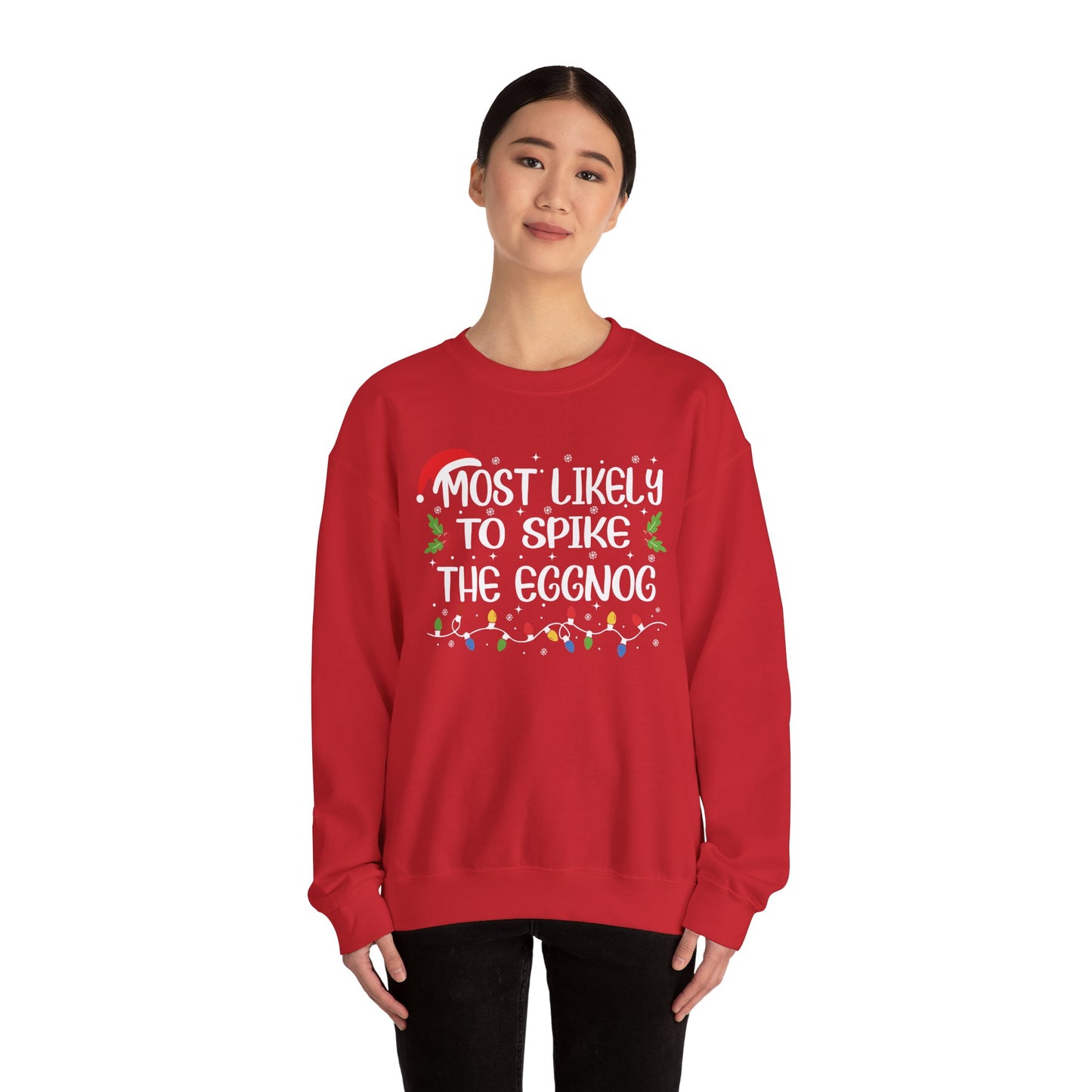 CMS - Most Likely To...Spike Eggnog | Heavy Blend™ Crewneck Sweatshirt