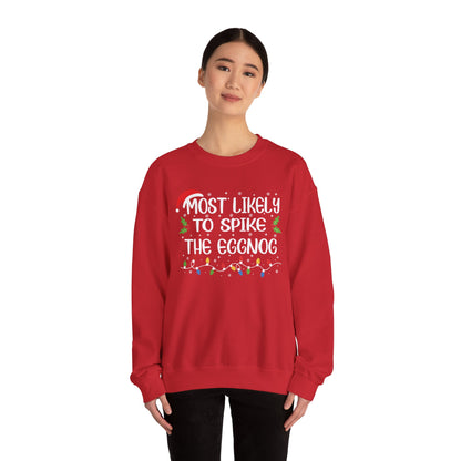 CMS - Most Likely To...Spike Eggnog | Heavy Blend™ Crewneck Sweatshirt