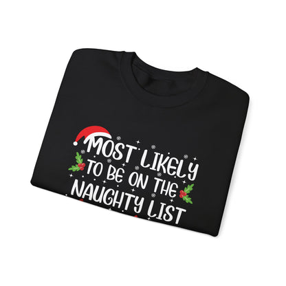 CMS - Most Likely To...Naughty List | Unisex Heavy Blend™ Crewneck Sweatshirt