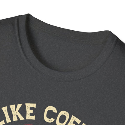 "I Like Coffee… and Maybe 3 People" Funny T-Shirt – Unisex Soft Cotton Coffee Lover Tee – Sarcastic Humor Shirt for Caffeine Addicts