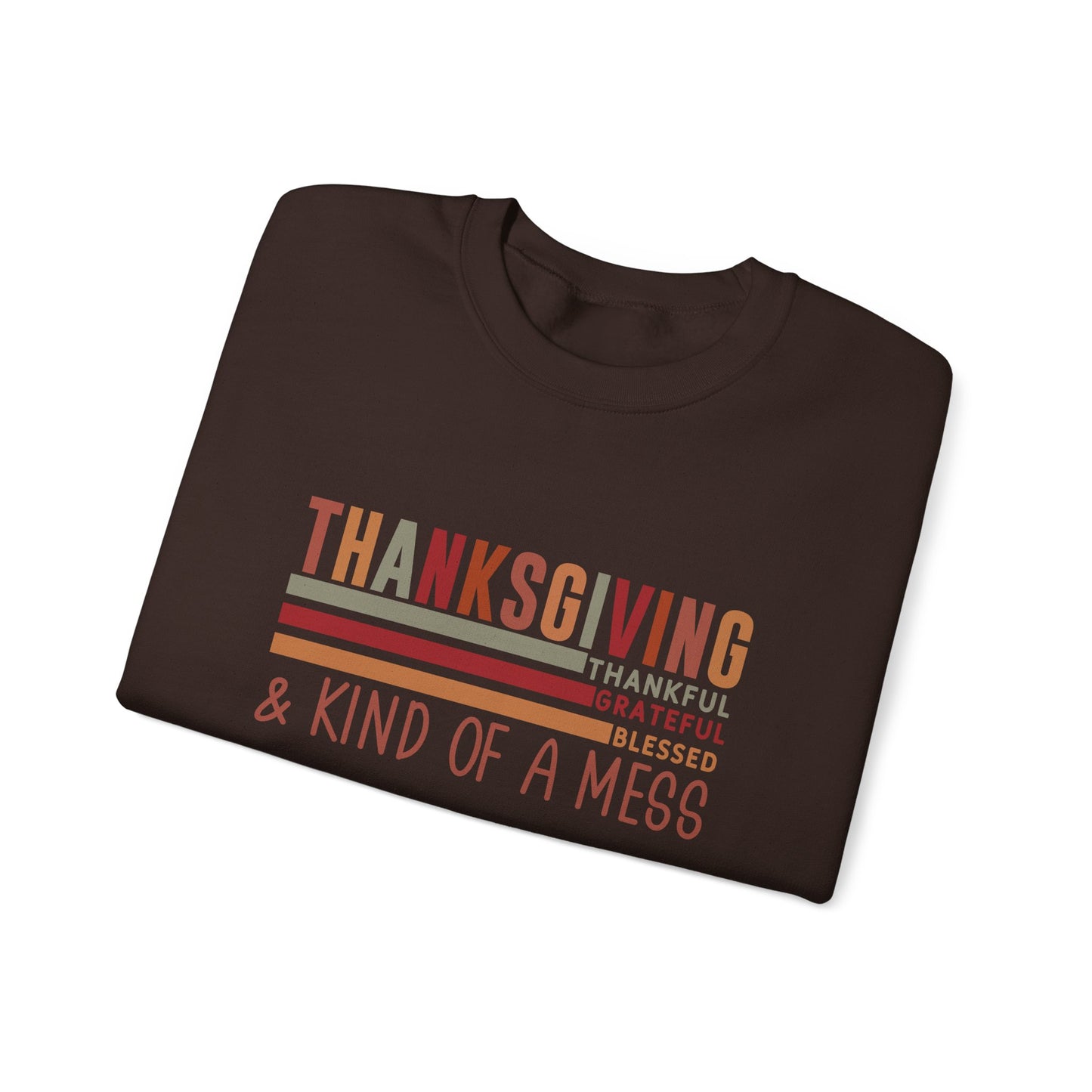 THK - Thanksgiving...Kind of A Mess | Unisex Heavy Blend™ Crewneck Sweatshirt