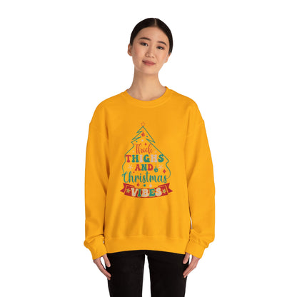 CMS - Thick Thighs & Christmas Vibes | Heavy Blend™ Crewneck Sweatshirt