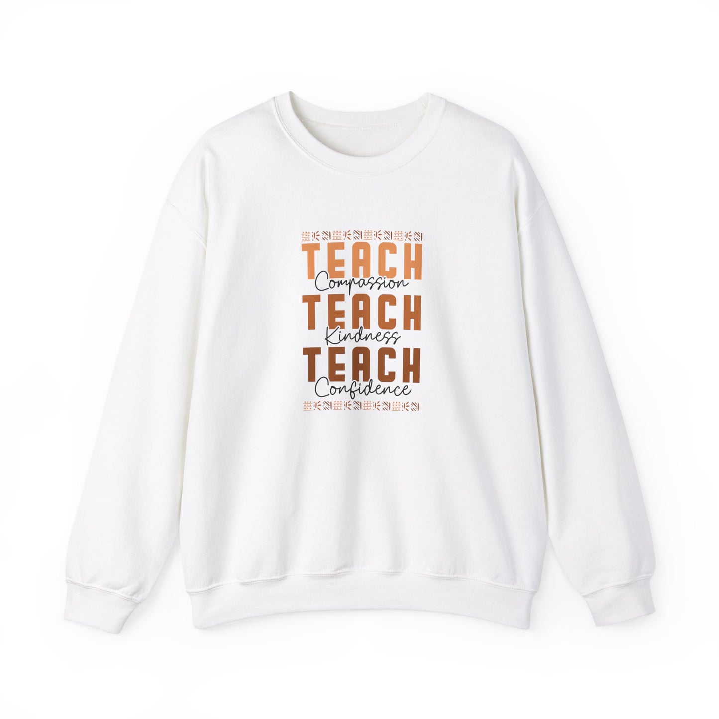 BADED - Teach Compassion Kindness Confidence | Heavy Blend™ Crewneck Sweatshirt