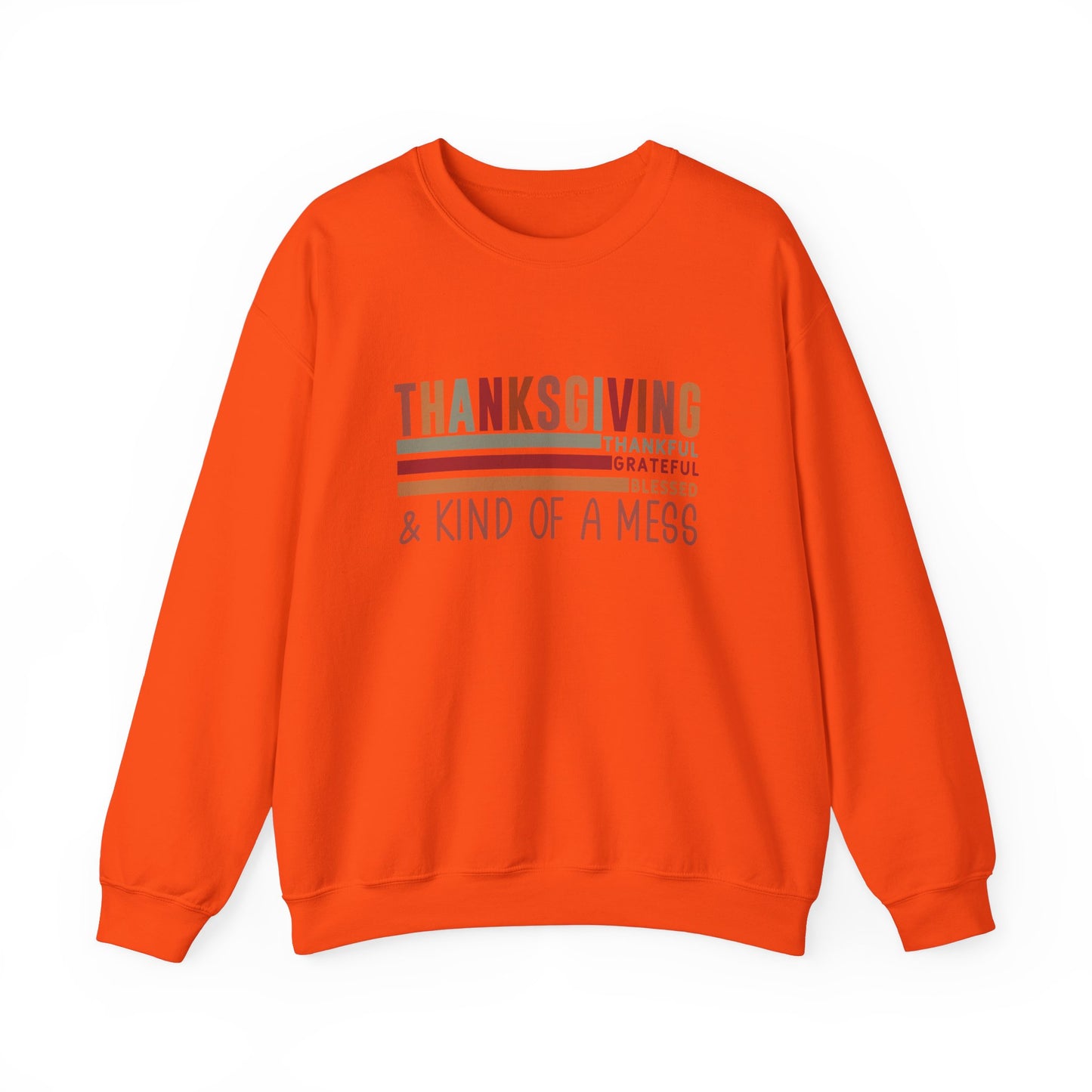 THK - Thanksgiving...Kind of A Mess | Unisex Heavy Blend™ Crewneck Sweatshirt