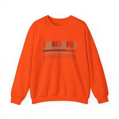 THK - Thanksgiving...Kind of A Mess | Unisex Heavy Blend™ Crewneck Sweatshirt