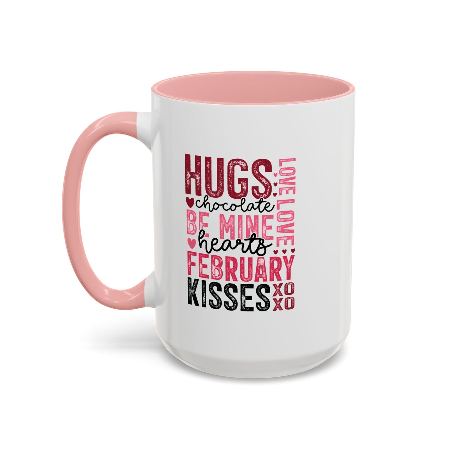 VLD - Hugs...February Kisses | Accent Coffee Mug  (11, 15oz)