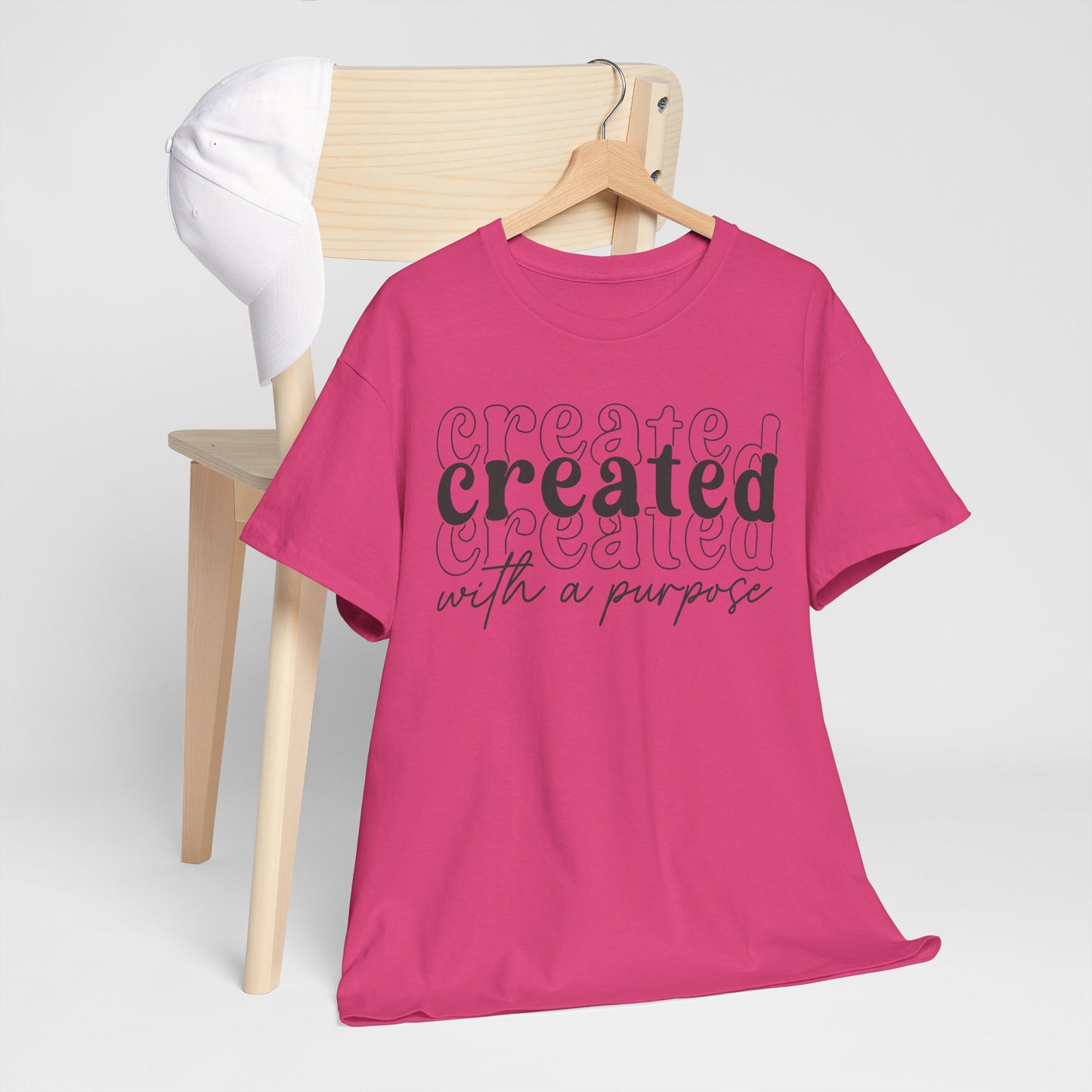 CHW - Created With A Purpose | Unisex Heavy Cotton Tee