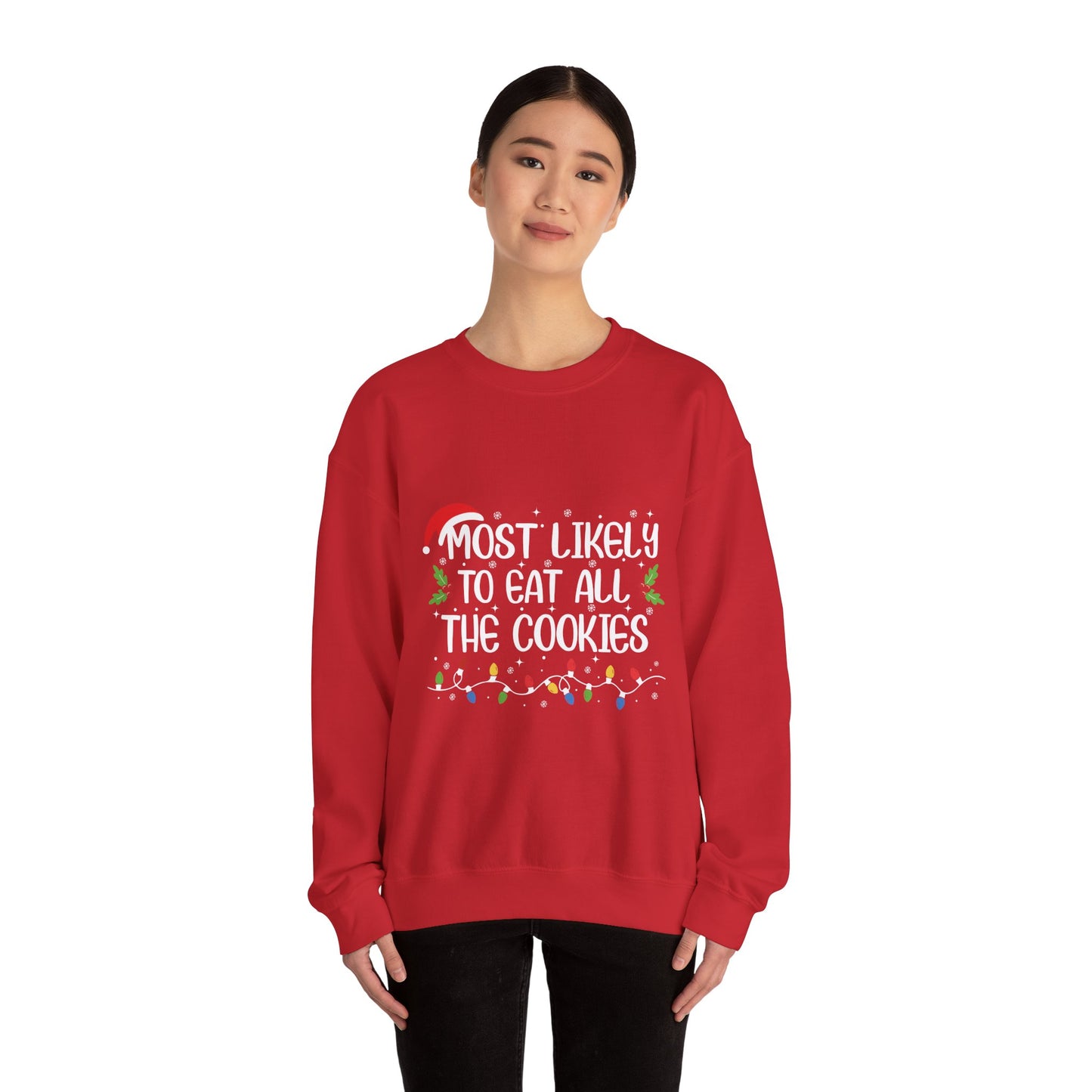 CMS - Most Likely To...Eat All Cookies | Heavy Blend™ Crewneck Sweatshirt