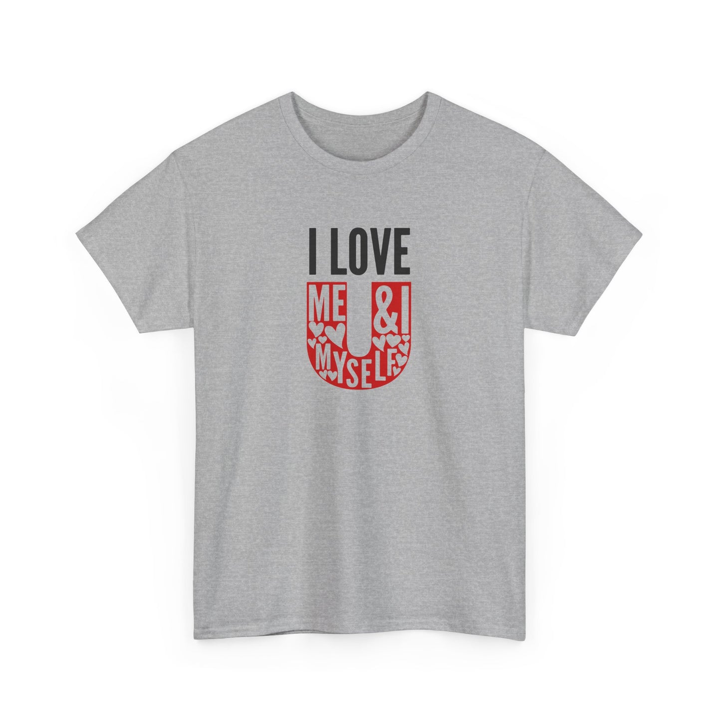 AVL - I Love U/Me, Myself and I | Unisex Heavy Cotton Tee