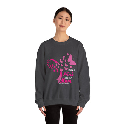 BCA - I Wear Pink For My Mom  | Unisex Heavy Blend™ Crewneck Sweatshirt