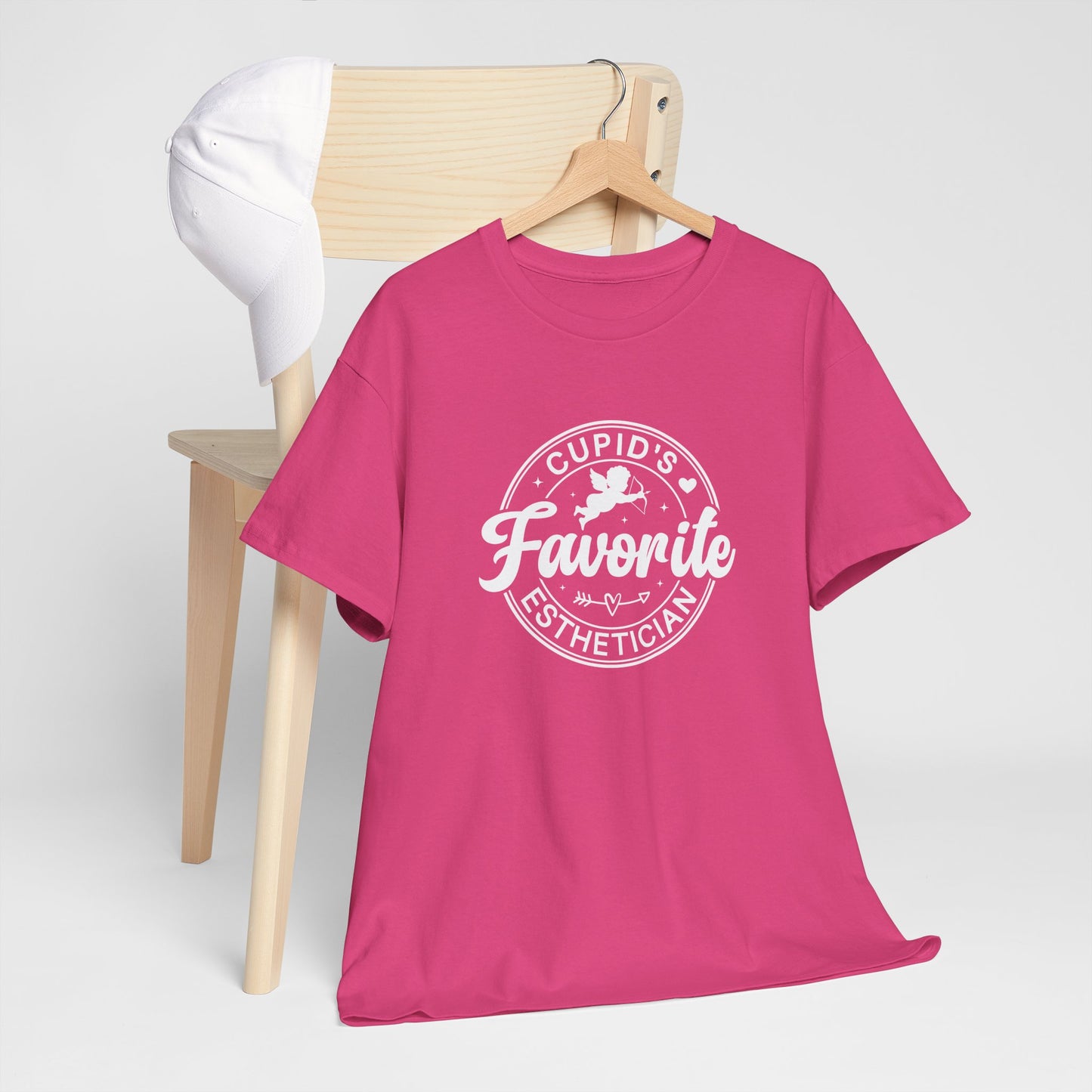 VLD - Cupid's Favorite Esthetician | Unisex Heavy Cotton Tee