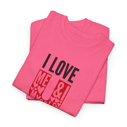 AVL - I Love U/Me, Myself and I | Unisex Heavy Cotton Tee