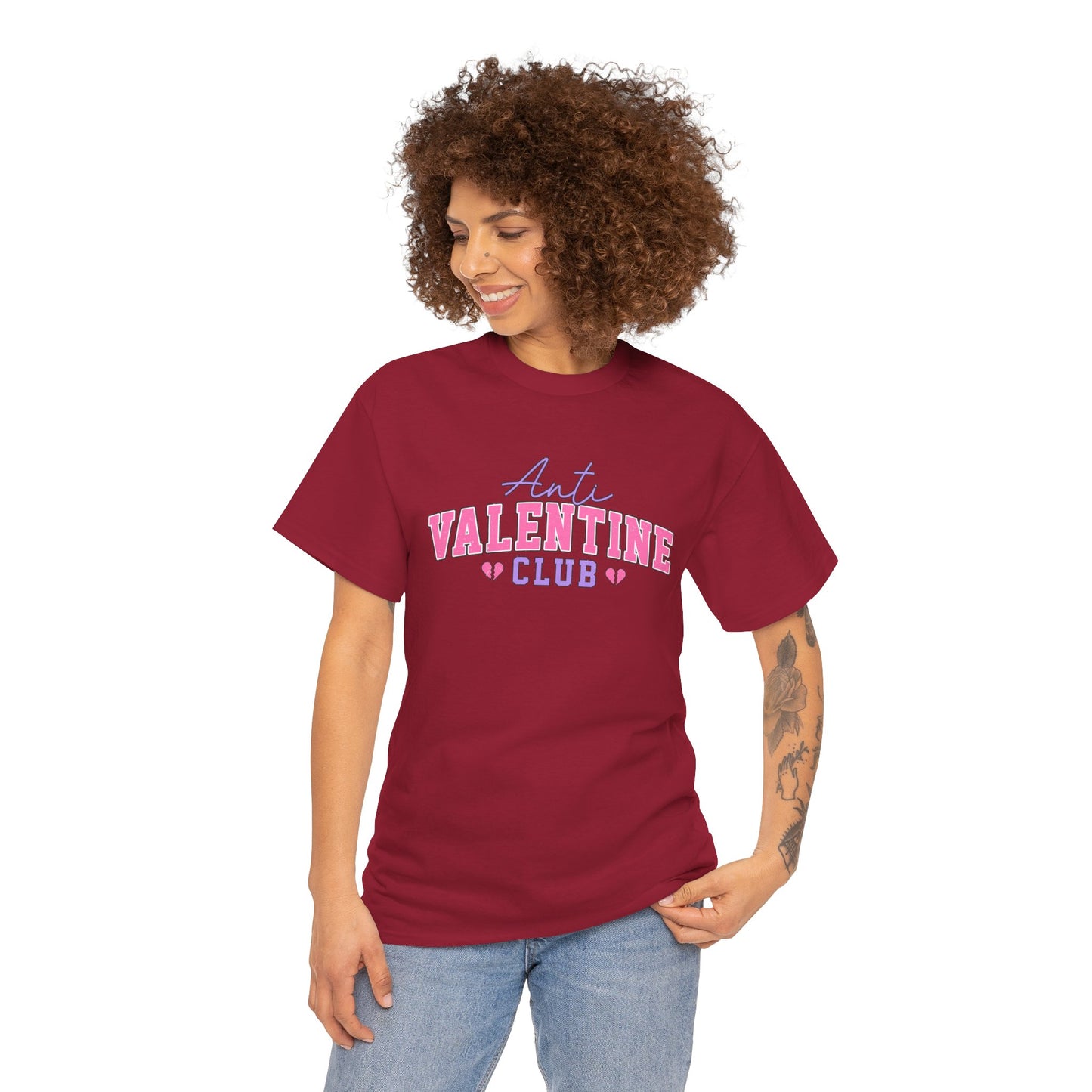 AVL - Anti Valentine Club | Unisex Heavy Cotton Tee