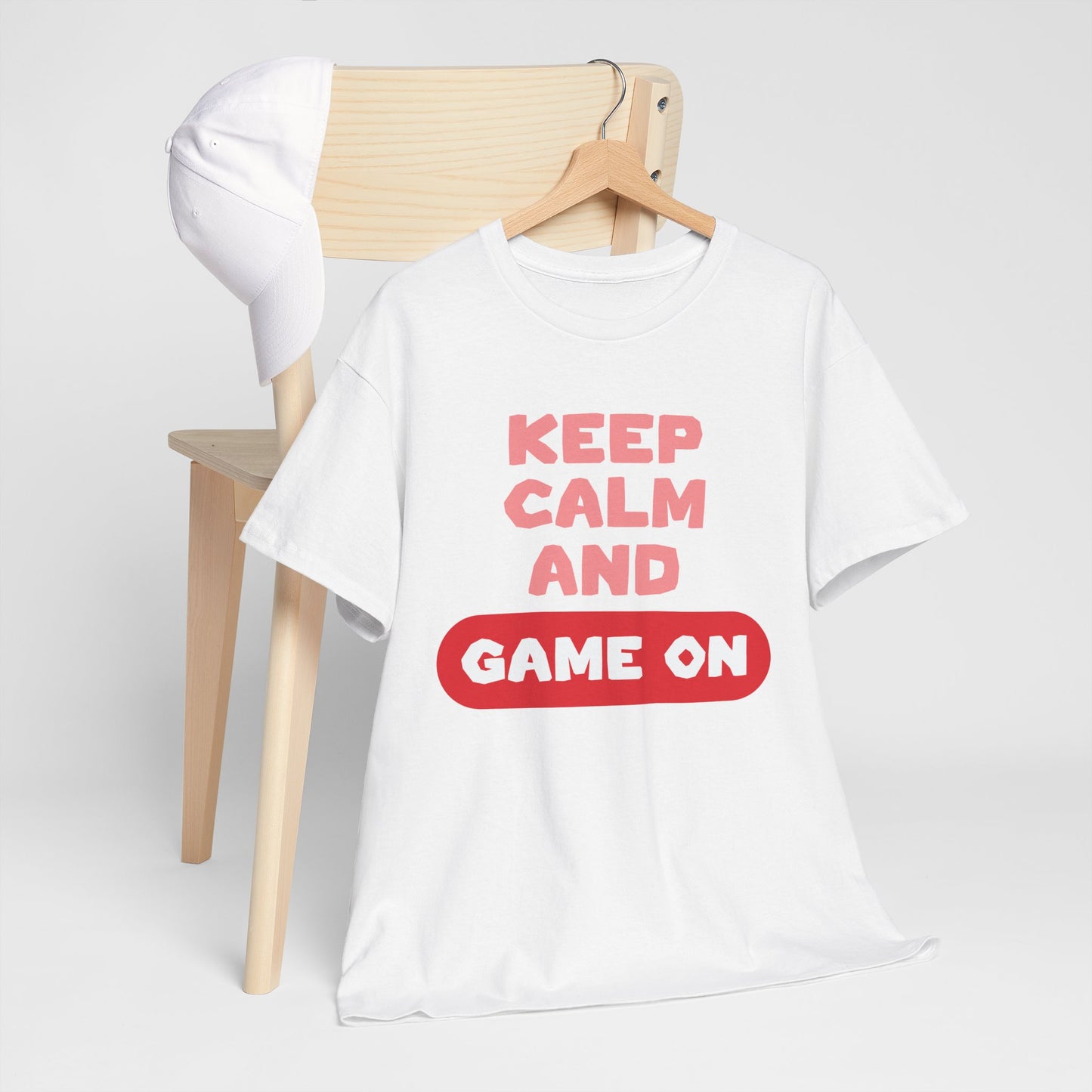 GME- Keep Calm And Game On | Unisex Heavy Cotton Tee