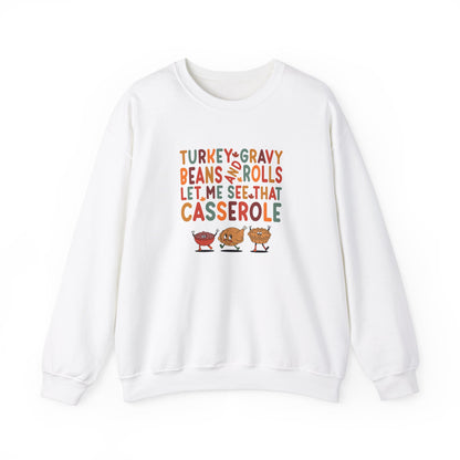 TGV - Turkey, Gravy, Beans & Rolls...| Unisex Heavy Blend™ Crewneck Sweatshirt