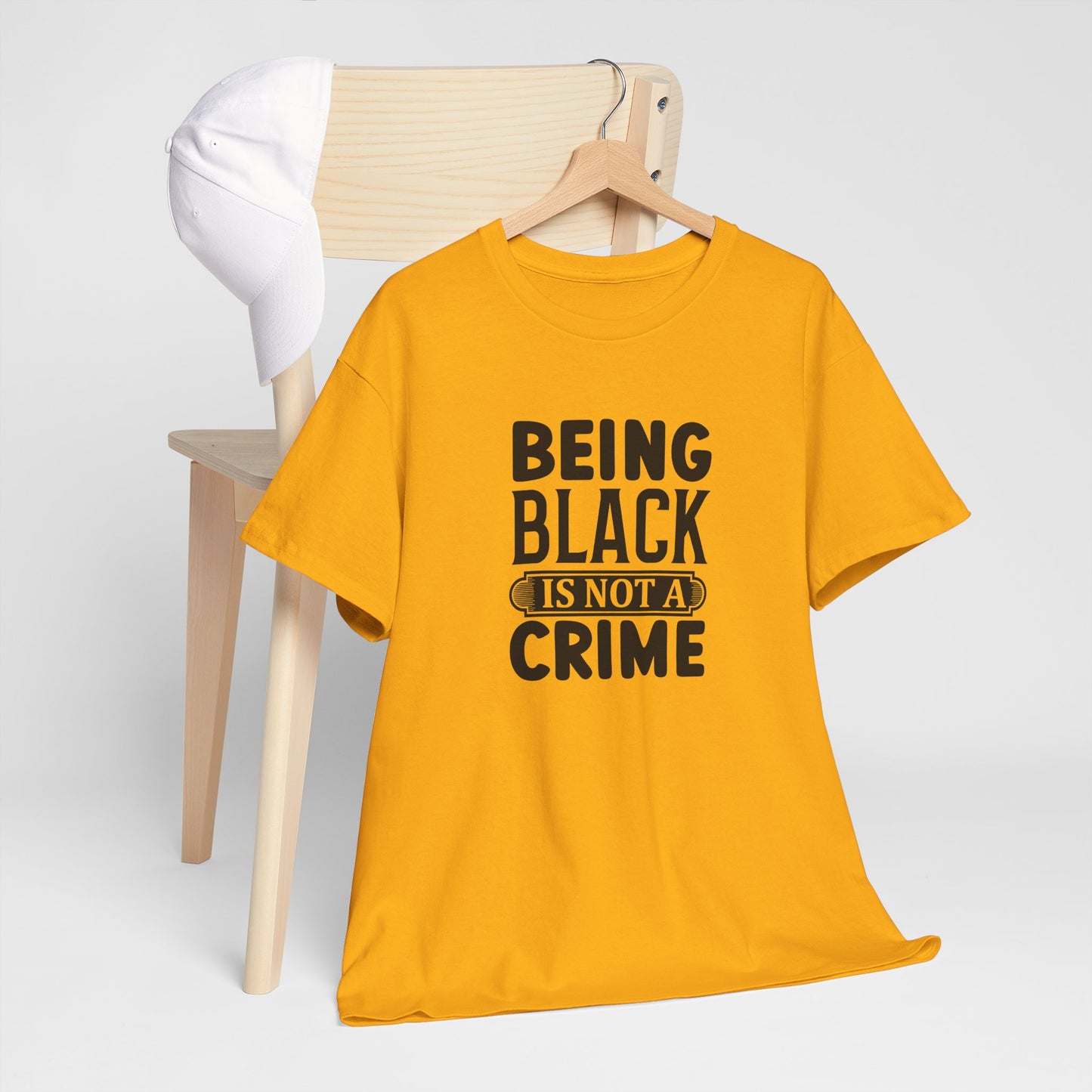 BADED - Being Black Is Not A Crime | Unisex Heavy Cotton Tee