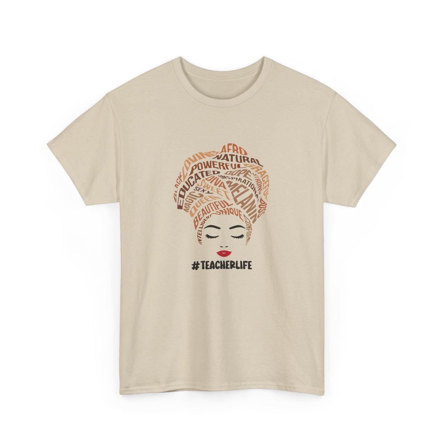 BADED - Melanin Affirmations #TeacherLife | Unisex Heavy Cotton Tee