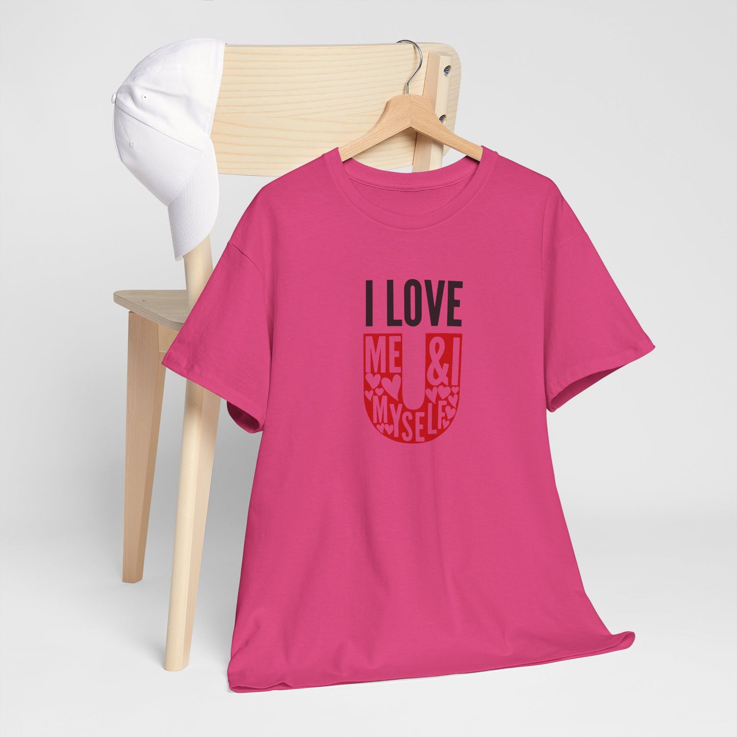 AVL - I Love U/Me, Myself and I | Unisex Heavy Cotton Tee