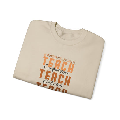 BADED - Teach Compassion Kindness Confidence | Heavy Blend™ Crewneck Sweatshirt