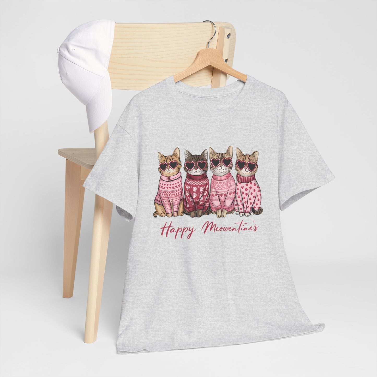 VLD - Happy Meowentine's | Unisex Heavy Cotton Tee