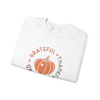 TGV - Grateful, Thankful, Blessed Circle | Unisex Heavy Blend™ Crewneck Sweatshirt