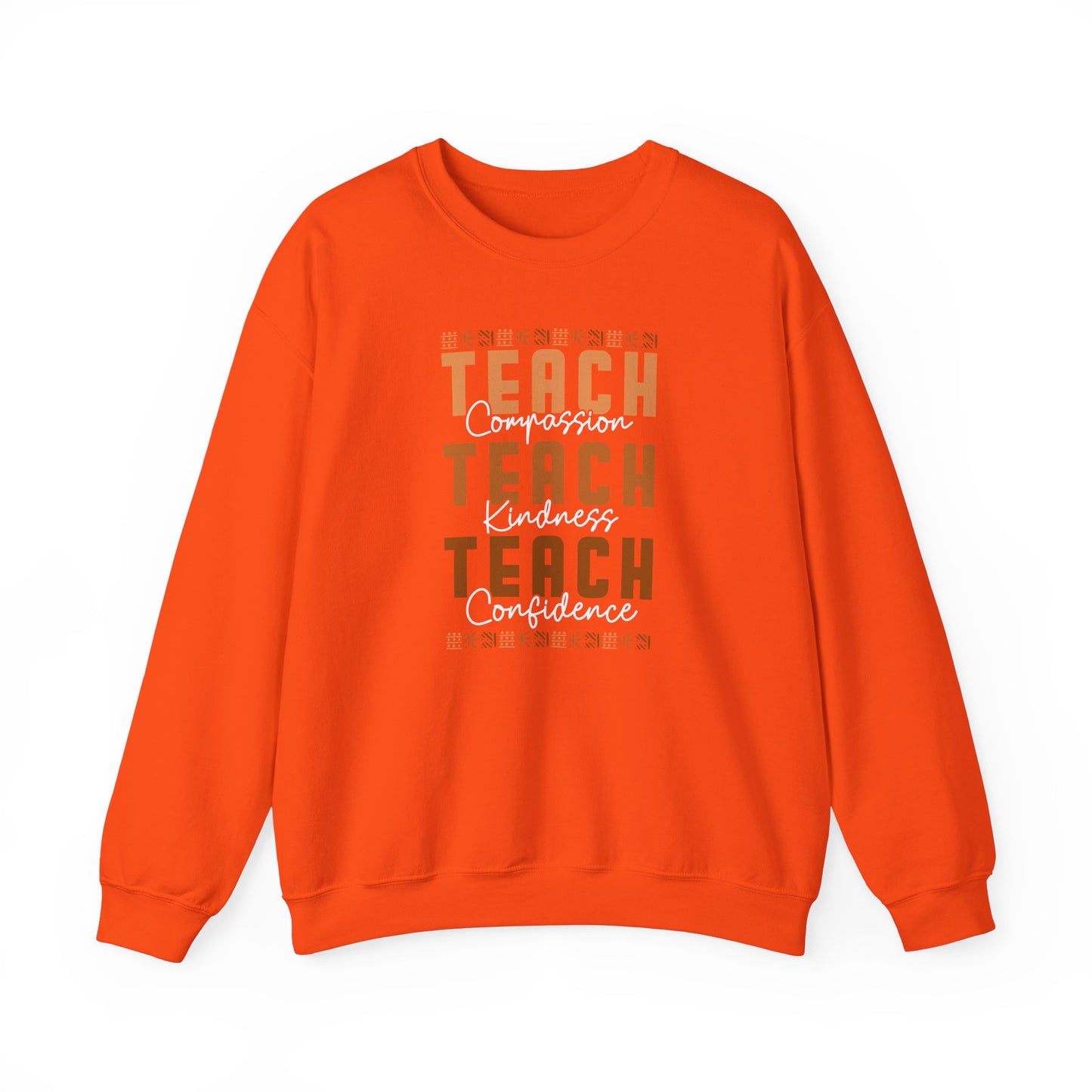 BADED - Teach Compassion Kindness Confidence | Heavy Blend™ Crewneck Sweatshirt