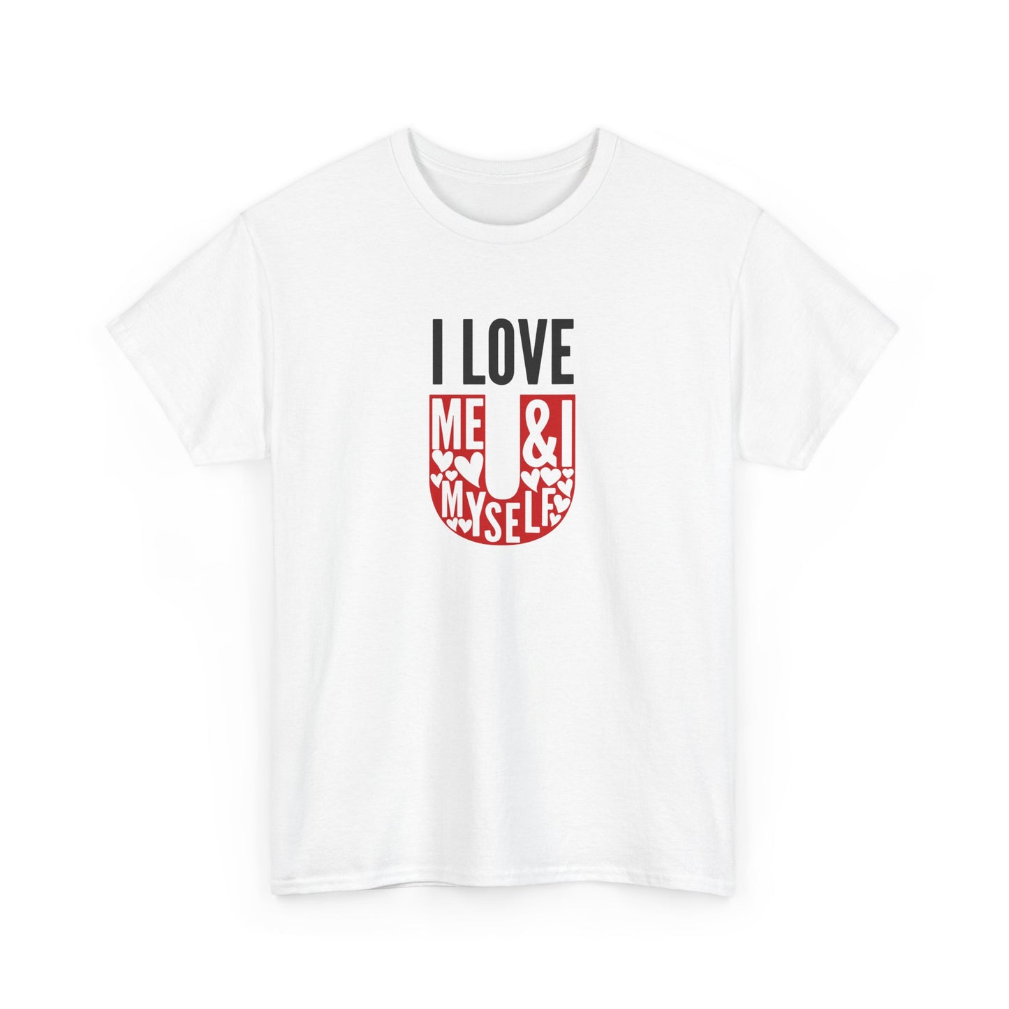 AVL - I Love U/Me, Myself and I | Unisex Heavy Cotton Tee