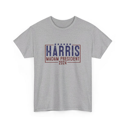 HW24 - Kamala Harris Madam President 2024 | Unisex Heavy Cotton Tee