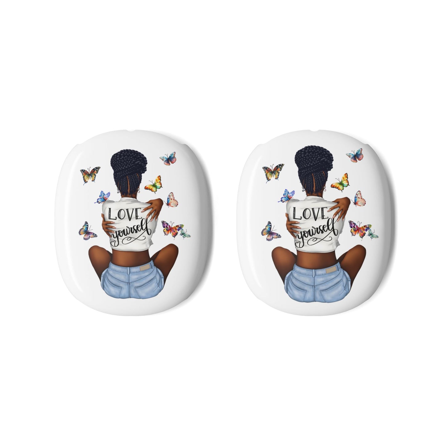 “Love Yourself” AirPods Max Case – Self-Love Protective Polycarbonate Shell Cover