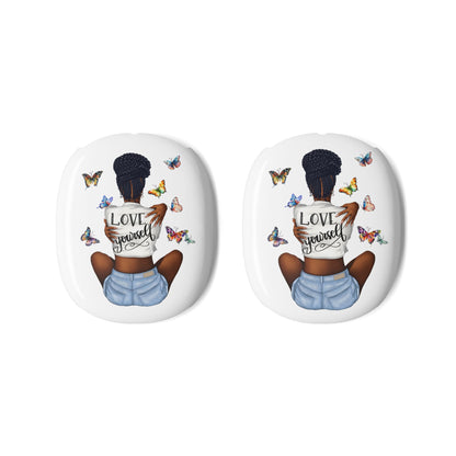 “Love Yourself” AirPods Max Case – Self-Love Protective Polycarbonate Shell Cover
