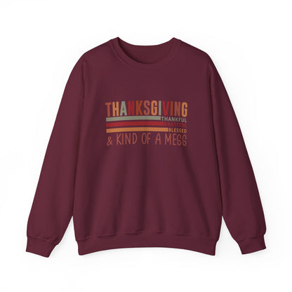 THK - Thanksgiving...Kind of A Mess | Unisex Heavy Blend™ Crewneck Sweatshirt