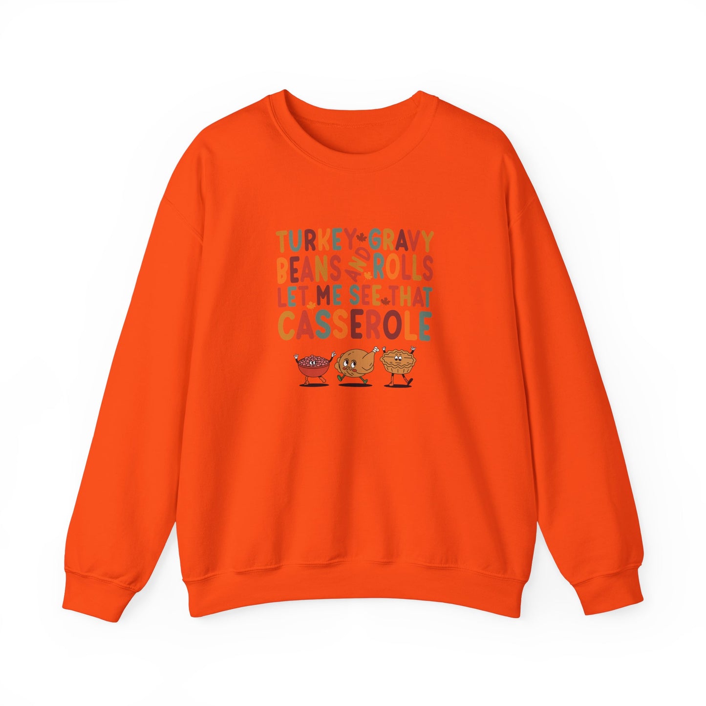 TGV - Turkey, Gravy, Beans & Rolls...| Unisex Heavy Blend™ Crewneck Sweatshirt