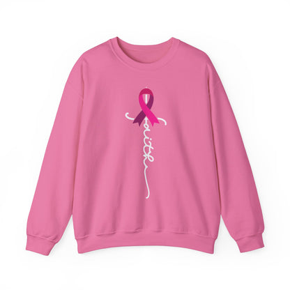 BCA - Faith Pink Ribbon | Unisex Heavy Blend™ Crewneck Sweatshirt