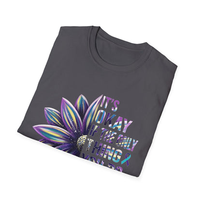"It’s Okay If All You Did Today Was Breathe" Unisex Comfort Tee – Suicide Awareness Month Shirt