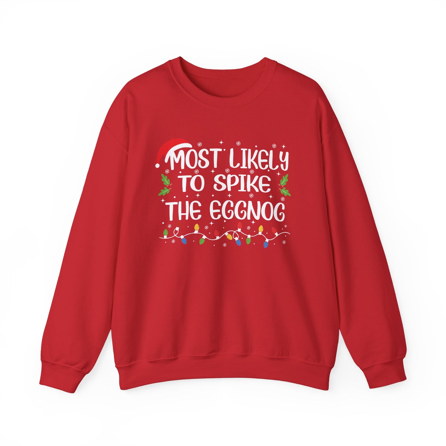 CMS - Most Likely To...Spike Eggnog | Heavy Blend™ Crewneck Sweatshirt