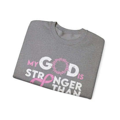 BCA - My God Is Stronger  | Unisex Heavy Blend™ Crewneck Sweatshirt