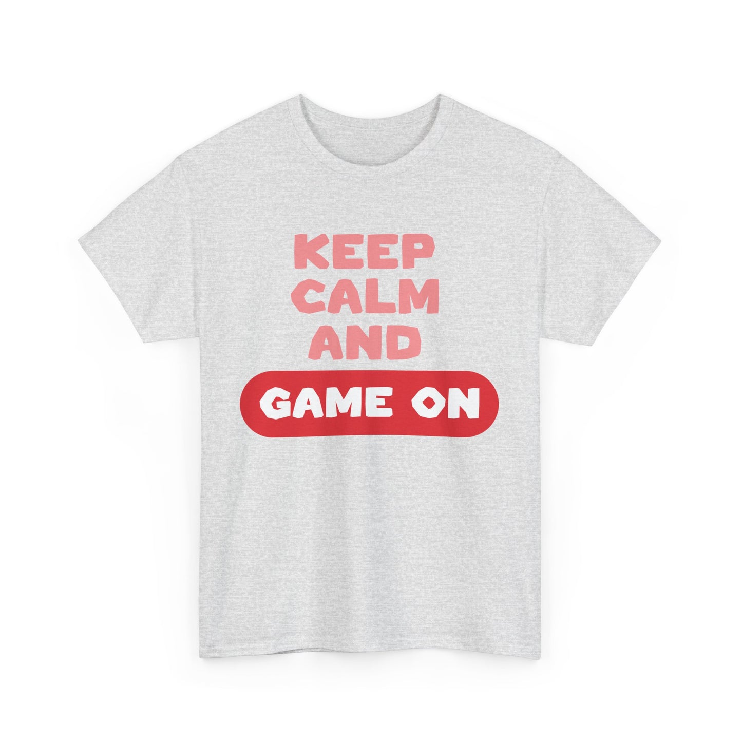 GME- Keep Calm And Game On | Unisex Heavy Cotton Tee