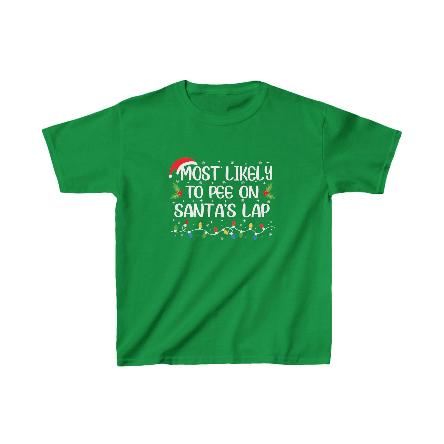 CMS - Most Likely To...Pee On Santa's Lap | Kids Heavy Cotton™ Tee