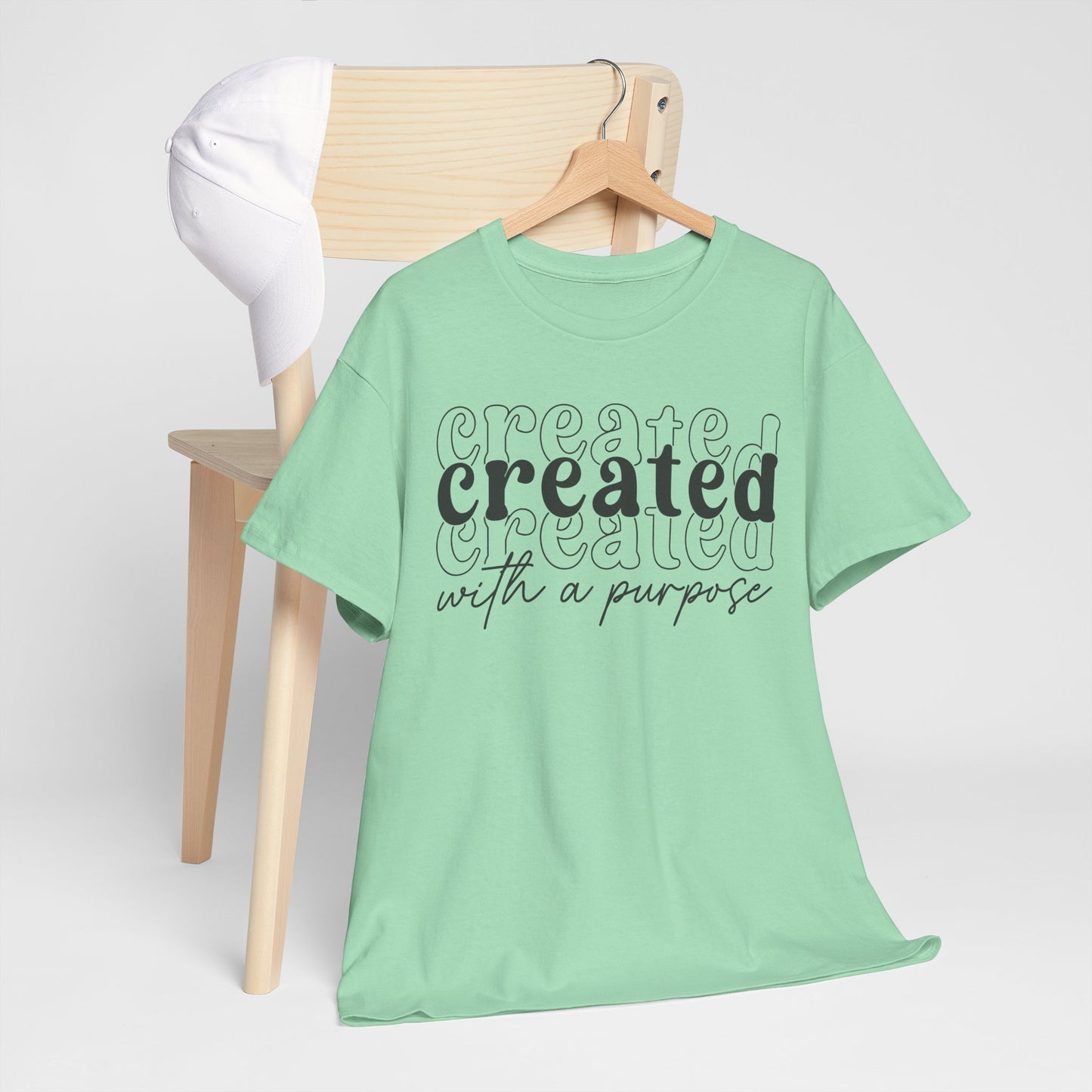 CHW - Created With A Purpose | Unisex Heavy Cotton Tee