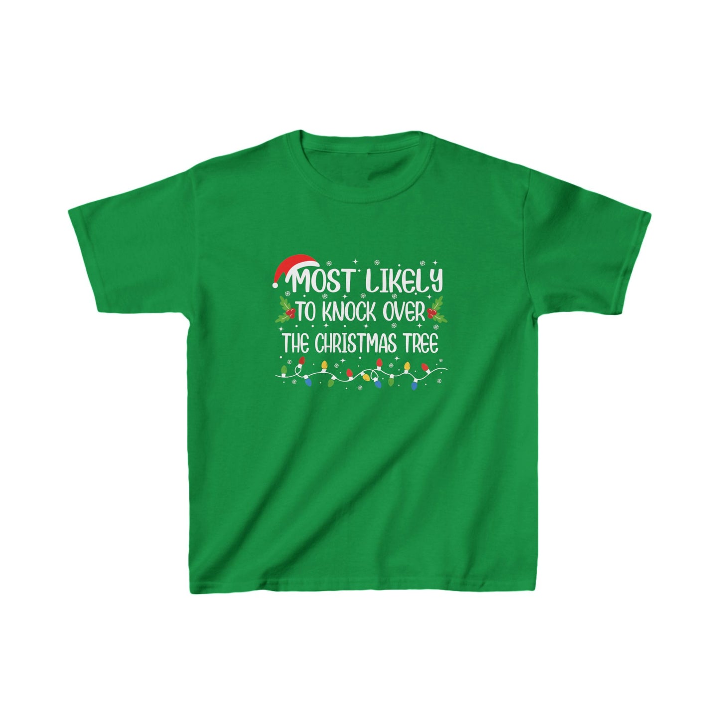 CMS - Most Likely To...Knock Over Christmas Tree | Kids Heavy Cotton™ Tee