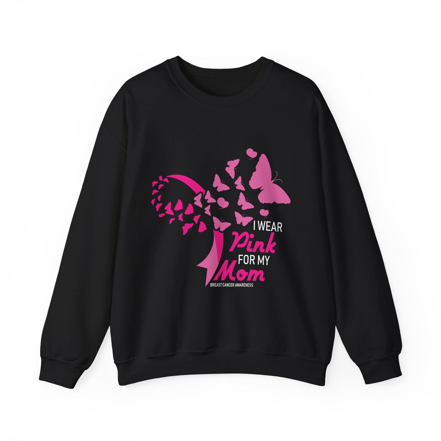 BCA - I Wear Pink For My Mom  | Unisex Heavy Blend™ Crewneck Sweatshirt