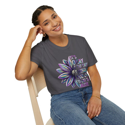 "It’s Okay If All You Did Today Was Breathe" Unisex Comfort Tee – Suicide Awareness Month Shirt