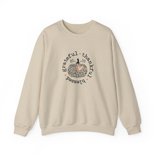 TGV - Thankful, Grateful, Blessed Circle | Unisex Heavy Blend™ Crewneck Sweatshirt