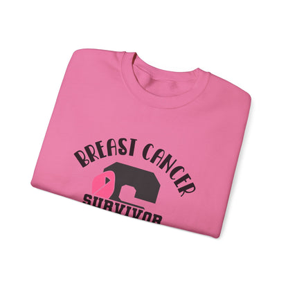 BCA - Pink Ribbon Survivor  | Unisex Heavy Blend™ Crewneck Sweatshirt