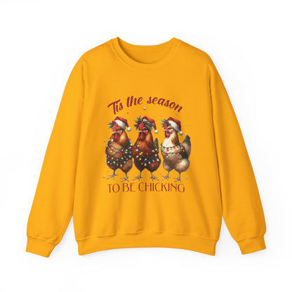 CMS - 'Tis The Season To Be Chicking | Heavy Blend™ Crewneck Sweatshirt