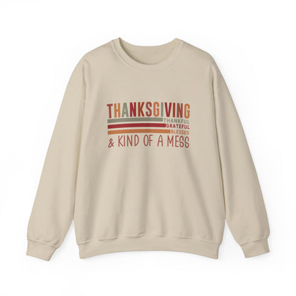 THK - Thanksgiving...Kind of A Mess | Unisex Heavy Blend™ Crewneck Sweatshirt